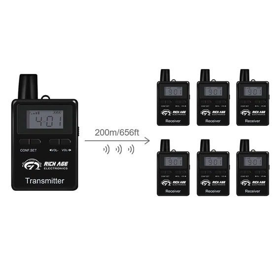 Audio Wireless Tour Guide System Transmission Distance أفضل نظام دليل جولة لاسلكية صوتية(图3)